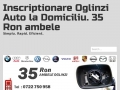 Inscriptionari oglinzi la domiciliu in Bucuresti ! 35 Ron ambele